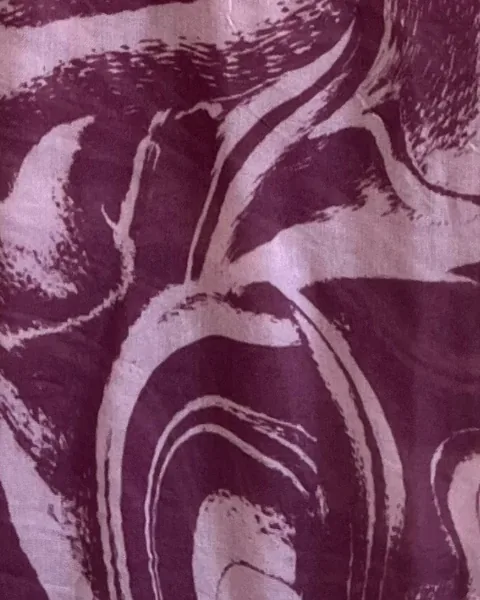 Plum Swirl printed bamboo modal hijab